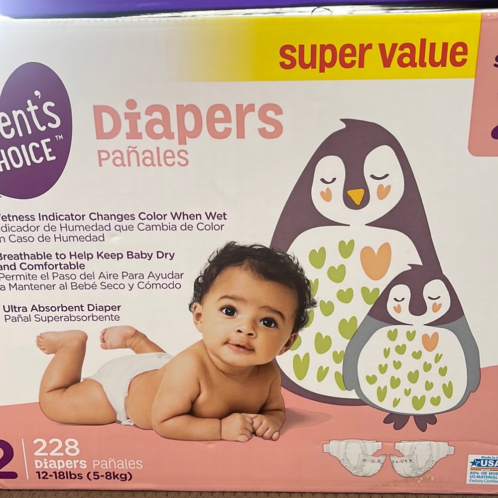 Diapers size 2